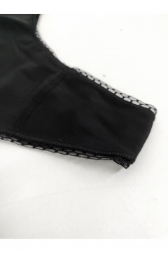 Высокие стринги из гладкой микрофибры Frank&Co 23256 черный - фото 2