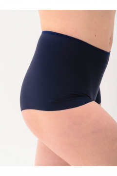 Гладкие хлопковые шорты трусы на каждый день Frank&Co 21757 синий - фото 3