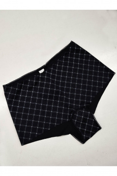 Трусы шорты из гладкой микрофибры с хлопковой ластовицей Frank&Co 25257 черный - фото 4