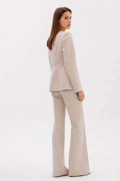 Жакет прилегающего силуэта с глубоким V-вырезом из текстиля THE NAME 2382 - фото 5