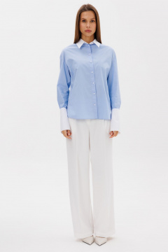 Рубашка свободного кроя с отложным воротником THE NAME 2344 - фото 1