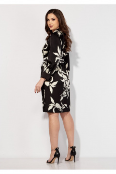 Нарядное платье прямого силуэта с рукавом реглан TAiER 1344 - фото 5