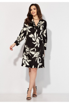 Нарядное платье прямого силуэта с рукавом реглан TAiER 1344 - фото 2