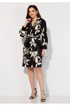 Нарядное платье прямого силуэта с рукавом реглан TAiER 1344 - фото 1