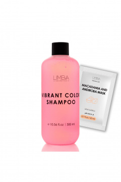 Шампунь для окрашенных волос с протеинами шелка Limba Cosmetics Vibrant Color Shampoo - фото 1