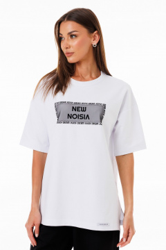 Футболка удлиненная из плотного футера с боковыми разрезами Kivviwear 4147.18 - фото 1