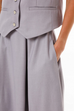 Жилет демисезонный из костюмной ткани классический Kivviwear 4234.06 - фото 5