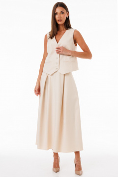 Жилет юбка костюм из костюмной ткани с боковыми карманами Kivviwear 42344235.08 - фото 2