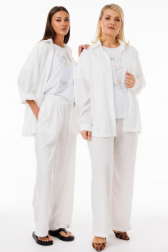 Костюм блуза и брюки из жатой вискозы Kivviwear 42834284.01 - фото 4