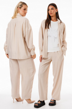 Костюм блуза и брюки из жатой вискозы Kivviwear 42834284.02 - фото 5