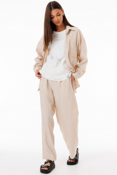 Костюм блуза и брюки из жатой вискозы Kivviwear 42834284.02 - фото 4