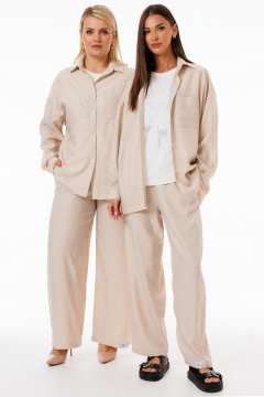 Костюм блуза и брюки из жатой вискозы Kivviwear 42834284.02 - фото 2