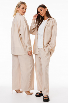 Костюм блуза и брюки из жатой вискозы Kivviwear 42834284.02 - фото 1