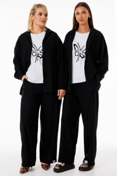 Костюм блуза и брюки из жатой вискозы Kivviwear 42834284.03 - фото 3