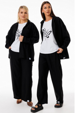 Костюм блуза и брюки из жатой вискозы Kivviwear 42834284.03 - фото 1