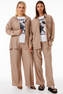 Костюм блуза и брюки из жатой вискозы Kivviwear 42834284.04 - фото 2