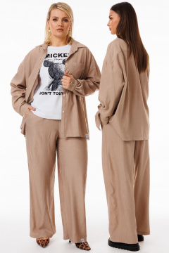 Костюм блуза и брюки из жатой вискозы Kivviwear 42834284.04 - фото 1