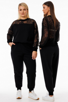 Демисезонный костюм из хлопка и трикотажа в спорт-стиле Kivviwear 42864287.02 - фото 4