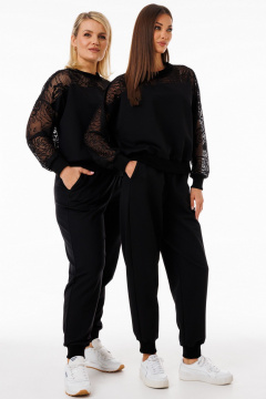 Демисезонный костюм из хлопка и трикотажа в спорт-стиле Kivviwear 42864287.02 - фото 2