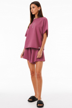 Футболка свободного кроя из трикотажа хлопка Kivviwear 4267.02 - фото 4