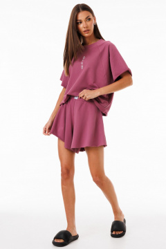 Спортивный костюм из трикотажа с шортами и джемпером Kivviwear 42674268.02 - фото 2