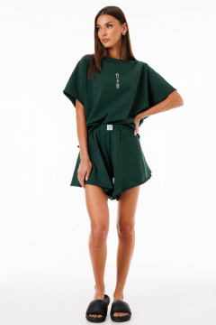 Уличный спортивный костюм из трикотажа с шортами и джемпером Kivviwear 42674268.05 - фото 3