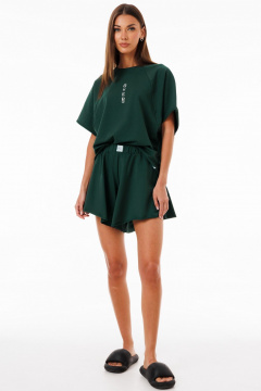 Уличный спортивный костюм из трикотажа с шортами и джемпером Kivviwear 42674268.05 - фото 2