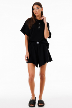 Стильный спорткомплект из трикотажа с шортами и джемпером Kivviwear 42674268.06 - фото 3