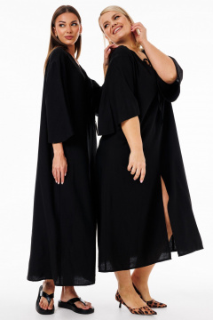 Платье с длиной чуть выше колена из мягкой вискозы Kivviwear 4290.03 - фото 5