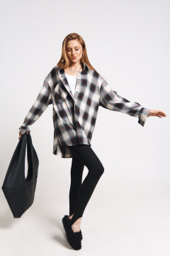 Леггинсы с минусовой прибавкой и штрипками по низу MilMil 1179 черный - фото 4