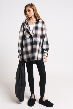 Леггинсы с минусовой прибавкой и штрипками по низу MilMil 1179 черный - фото 2