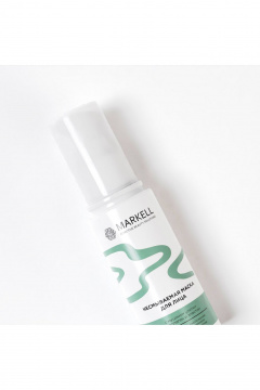 Ночная маска с коллагеном, эластином и улиткой 50 мл MARKELL Natural GREEN SECRET Несмываемая маска для лица - фото 4