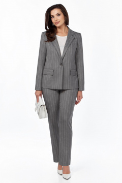 Деловой женский комплект из жакета, брюк и блузы БагираАнТа 963 - фото 3