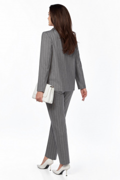 Деловой женский комплект из жакета, брюк и блузы БагираАнТа 963 - фото 4