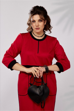 Демисезонное спортивное платье из трикотажа с карманами Lady Secret 3766 - фото 4