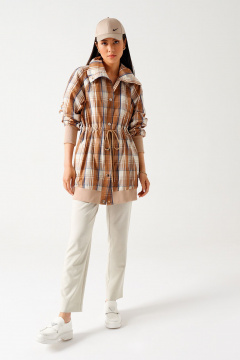 куртка свободного кроя текстильная мультиколор Noche mio 3.801 alimia - фото 1