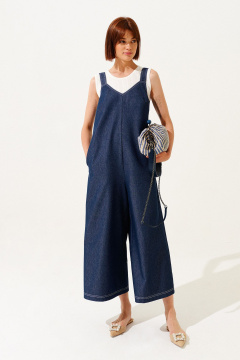 комбинезон джинсовый стильный на каждый день Noche mio 9.959 faliya - фото 1