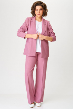 Блуза, брюки, жакет Aira Style 24220 пыльная_роза - фото 1