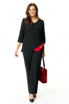 Комплект из брюк и блузона с контрастными деталями Taita plus 2503 - фото 4