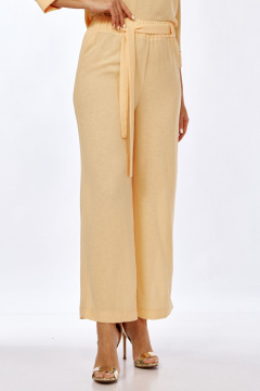 Женские брюки палаццо из текстиля с высокой посадкой Abbi 2025 - фото 1