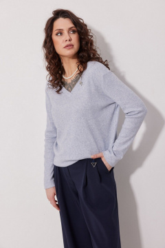 Синие брюки-карго из костюмной ткани с съемным элементом MG Wear 4147 синий - фото 5