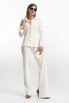 Демисезонный трикотажный жакет прилегающего силуэта SILVERSPICE S-7508 - фото 5