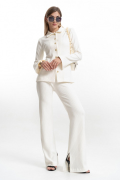 Демисезонный трикотажный жакет прилегающего силуэта SILVERSPICE S-7508 - фото 4