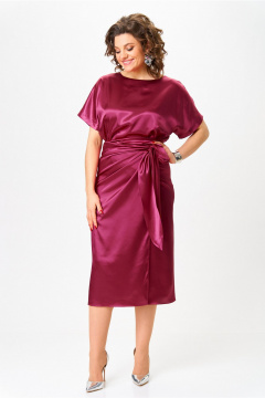 Платье со спущенными плечами и драпировкой Орхидея 1542 - фото 3