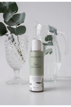 Глубоко увлажняющий тонер с гиалуроновой кислотой и травами MONMU Toner hydro balance, 110g - фото 2