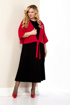 Демисезонный костюм: платье и пиджак из легких тканей Shetti 4072 - фото 2