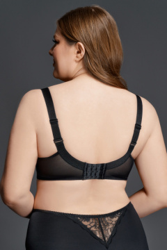Бюстгальтер черный мягкая чашка на каждый день Milavitsa 100152 черный - фото 2