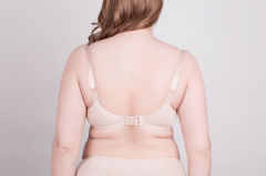 Бюстгальтер балконет бандо бежевый для полных форм Milavitsa 116180 нюд - фото 2