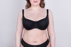 Бюстгальтер монофил в черном для полных форм Milavitsa 119141 черный - фото 2