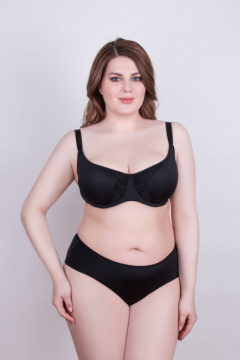 Бюстгальтер монофил в черном для полных форм Milavitsa 119141 черный - фото 3